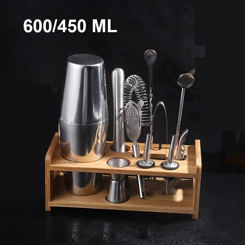 UPORS Boston Shaker Professional Stainless Steel Bartender Wine Cup Cocktail Mixer Martini Cocktail Shaker Bar Set Quick Pick Grocers